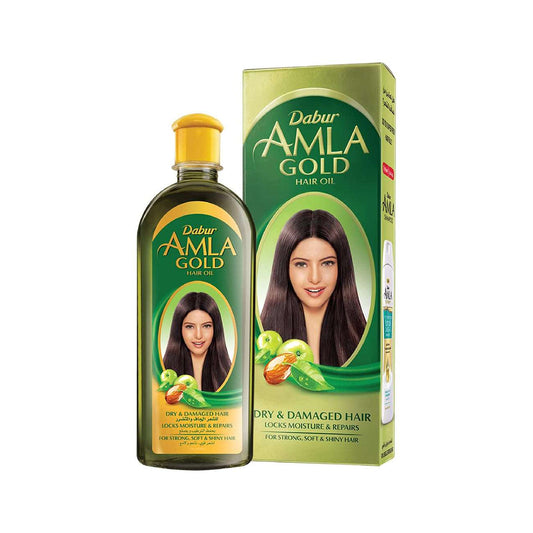 Dabur AMLA Gold Hair Oil - Enriched With Amla, Henna & Almond - 200 Ml