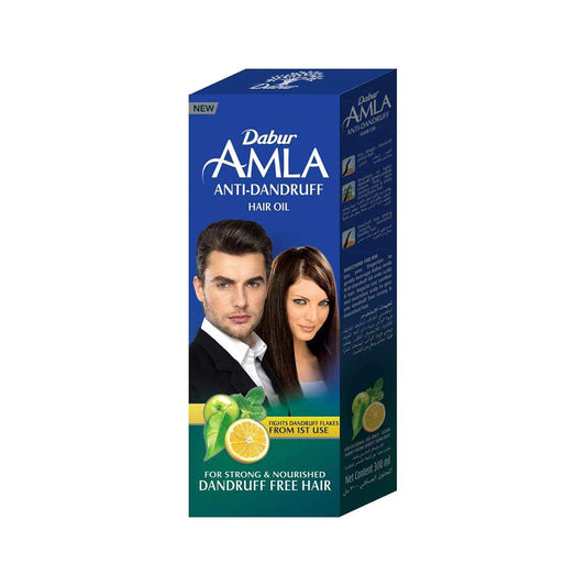 Dabur Amla Anti Dandruff Hair Oil - For Strong Nourished Dandruff Free Hair - 200ml