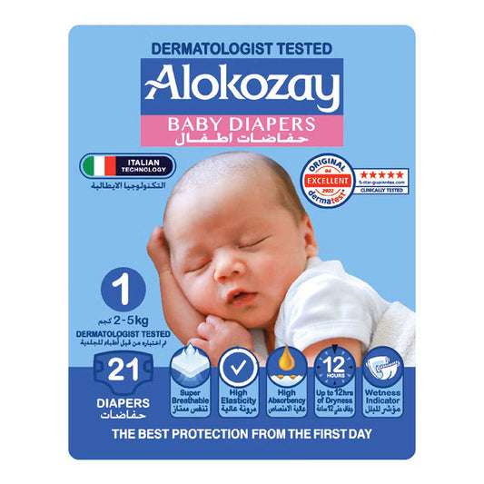 ALOKOZAY PREMIUM DIAPER S1 2-5KG FREE WIPES