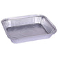 Hotpack Disposable Food Storage, Packaging & Take Away, Aluminium Container Rectangle 1200ml with Lid, 10 Pieces