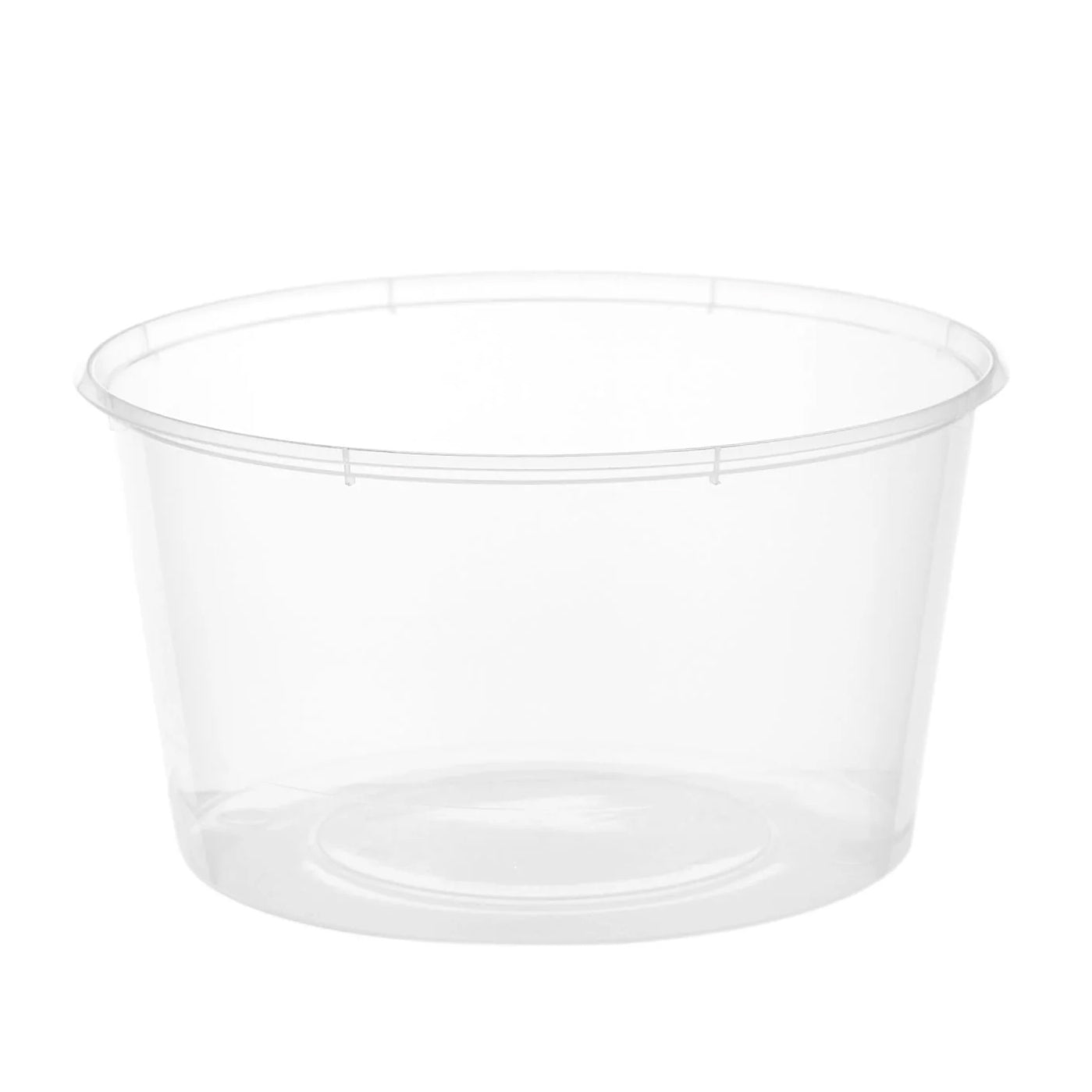 Hotpack Round Microwavable Container 450 ML Base with Lid 5 Pieces