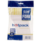 Hotpack clear plastic heavy duty disposable fork- 50pcs