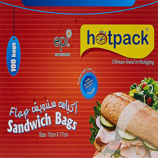 HOPACK SANDWICH BAG 15X17CM