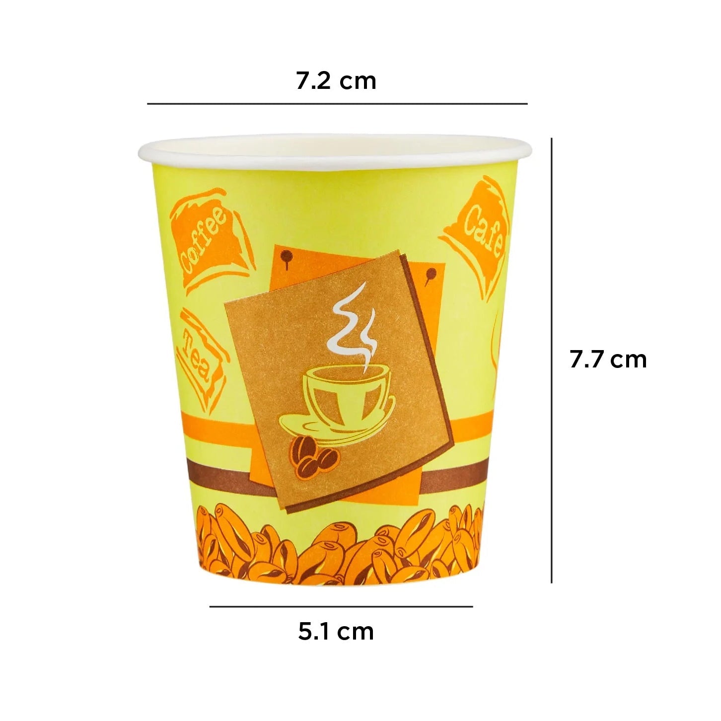 Hotpack 7 Oz Printed Single Wall Paper Cups 50pcs