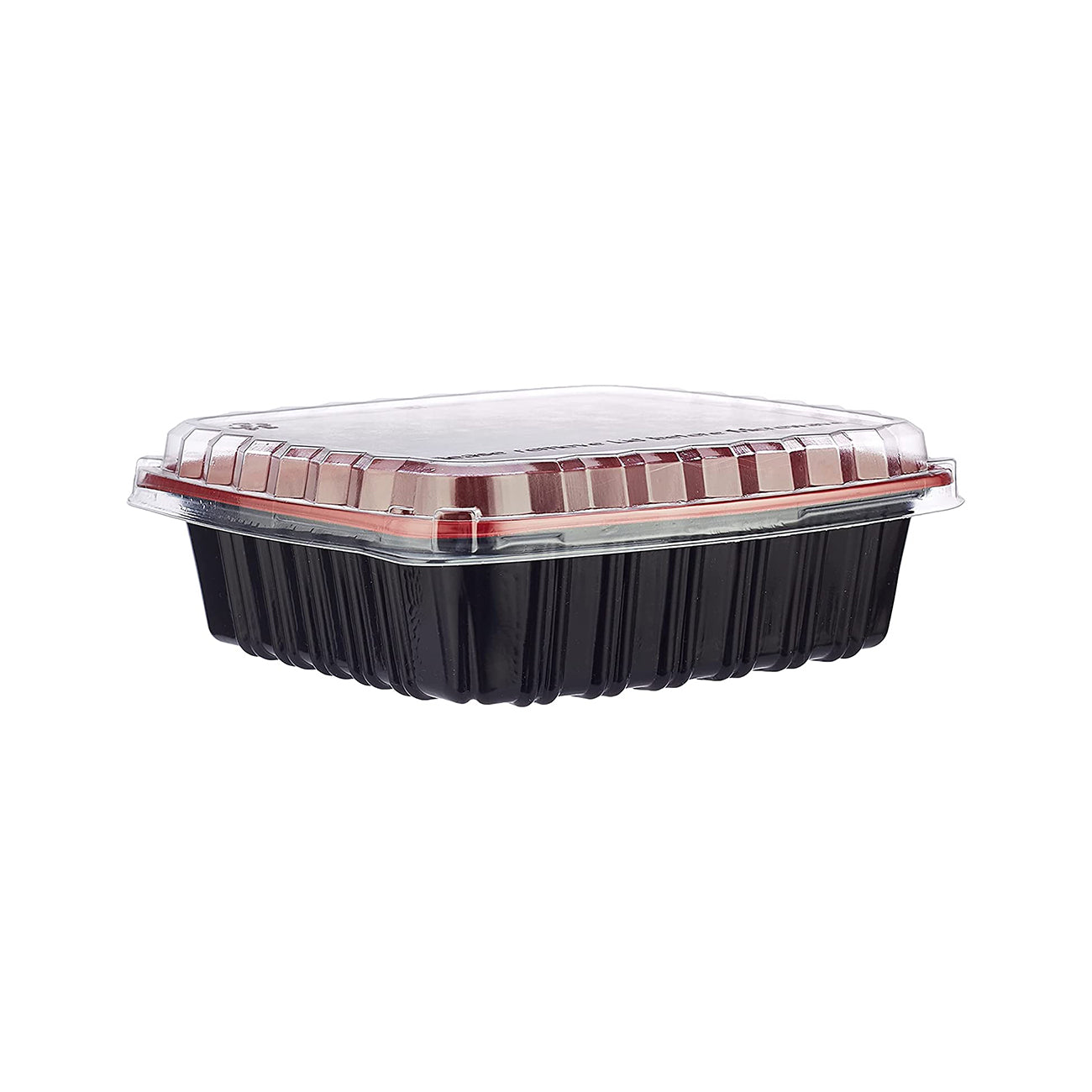 HOTPACK RED/BLACK CONTAINER 5PCS