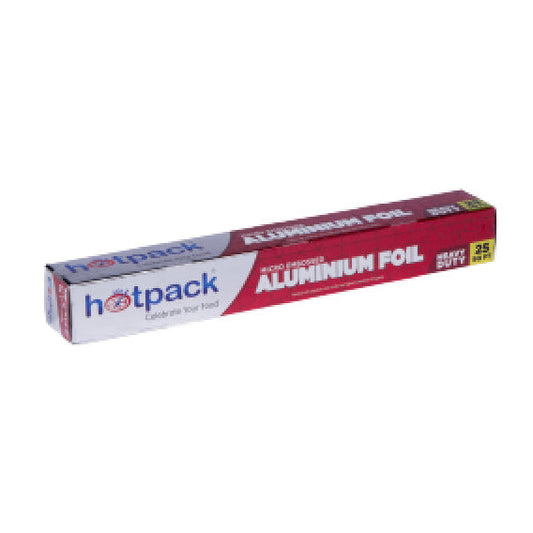 Hotpack Aluminium Foil, Embossed - 25 Square Feet