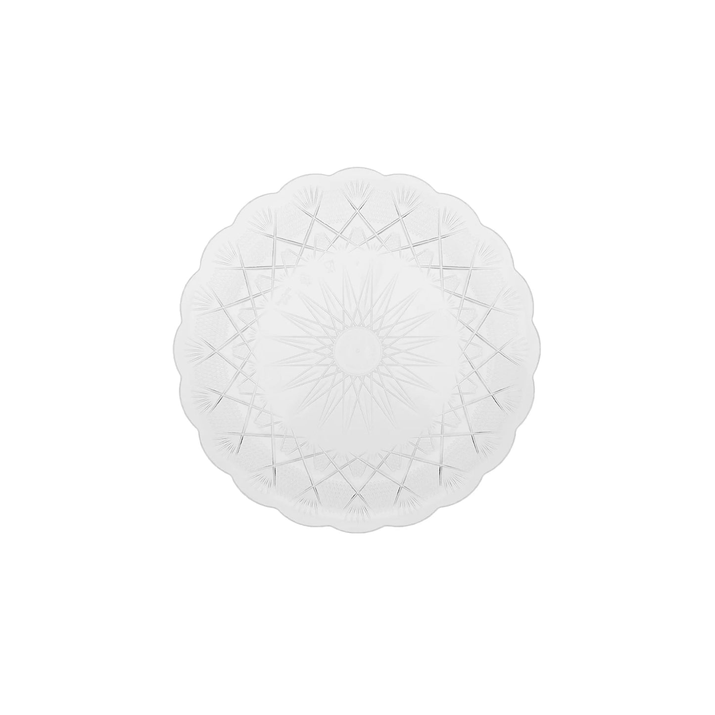 Hotpack 30 CM Round Crystal Design Plate 5pcs