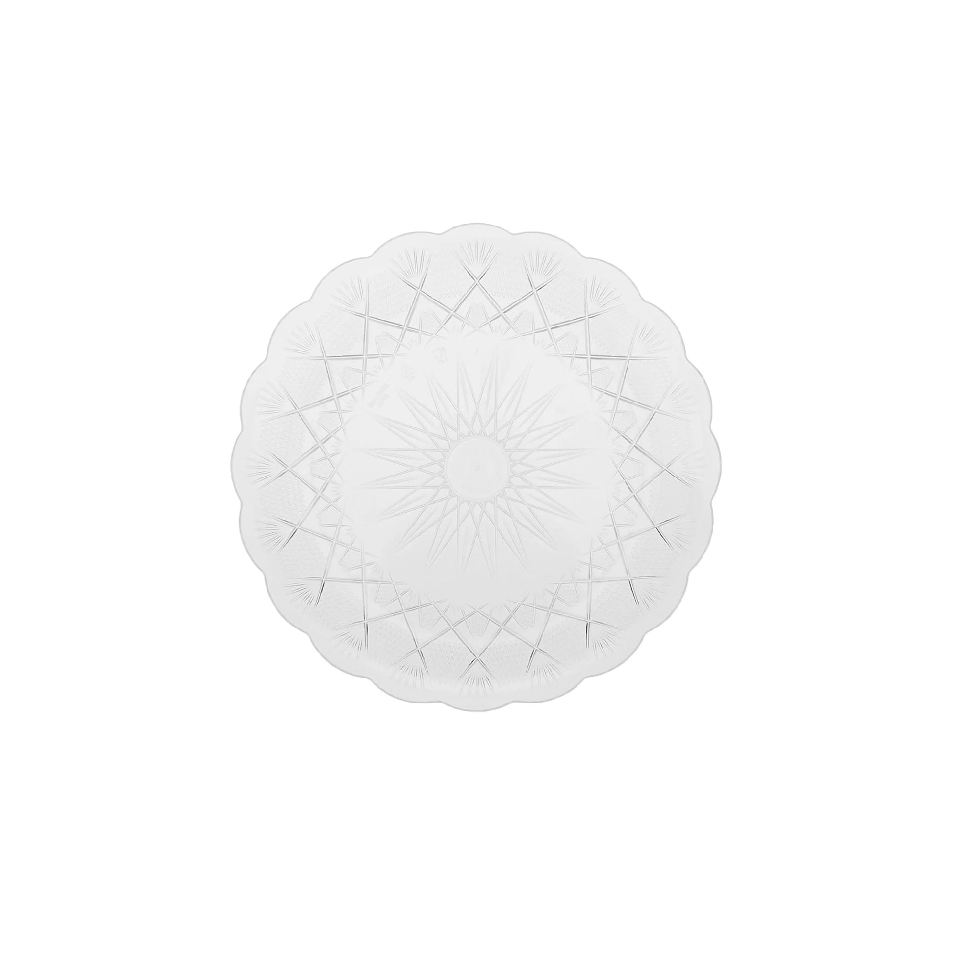 Hotpack 30 CM Round Crystal Design Plate 5pcs