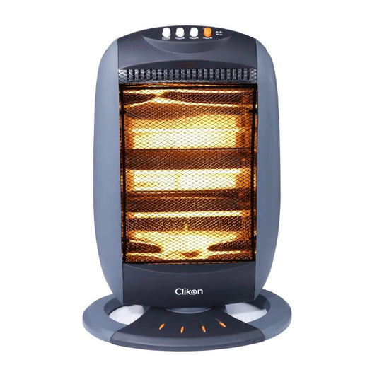 CLICK-ON HALOGEN ROOM HEATER