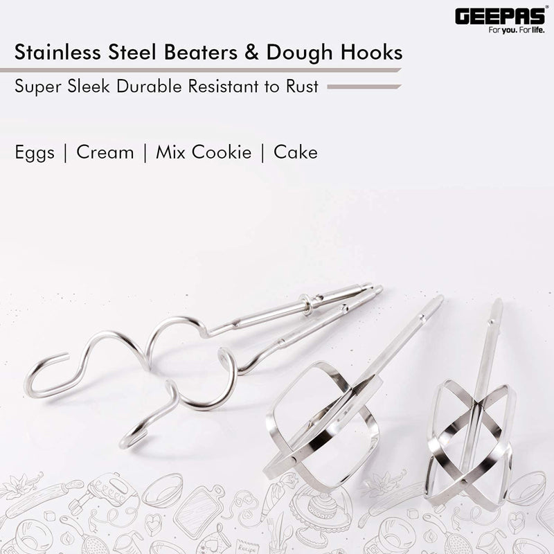 GEEPAS 5 SPEED HAND MIXER