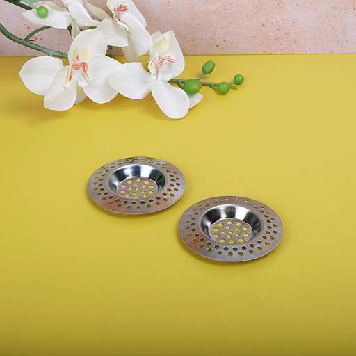 Royalford Kitchen Sink Strainer - Wide Diameter Holes, Wide Rim Perfect For Most Sink Drains