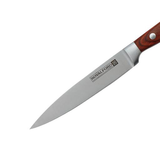 Royalford 5" Utility Knife - All Purpose Small Kitchen Knife - Ultra Sharp Stainless Steel Blade