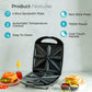 GEEPAS 4SLICE SANDWICH MAKER