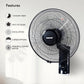 GEEPAS 16INCH WALL FAN