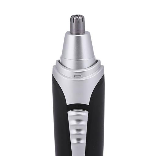 Geepas GNT8651 Nose & Ear Trimmer - Professional 2 in 1 Eyebrow & Facial Hair Trimmer for Men |Cleaning Brush - Electric Nostril Nasal Hair Painless Clipper