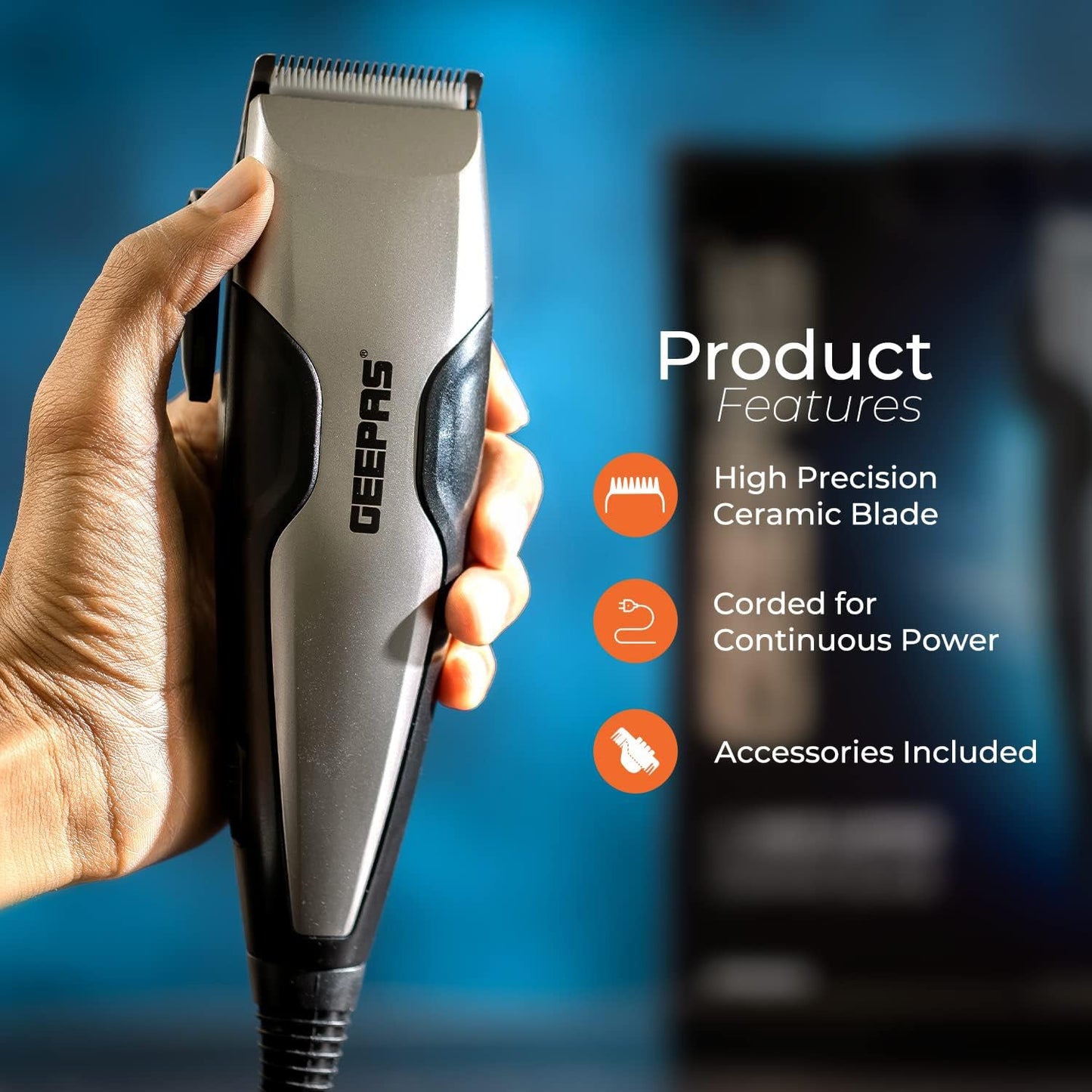 Geepas Ac Hair Clipper Gtr8654 Is A Personal Care Equipment