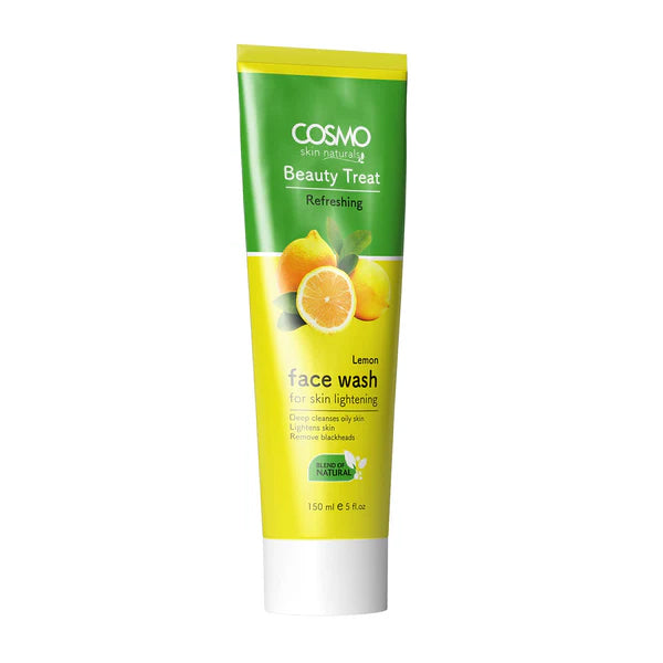 COSMO BEAUTY TREAT REFRESHING - LEMON FACE WASH 150ML