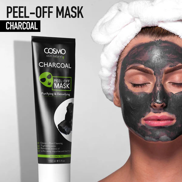 COSMO CHARCOAL PEEL-OFF MASK - PURIFYING & DETOXIFYING 150ML