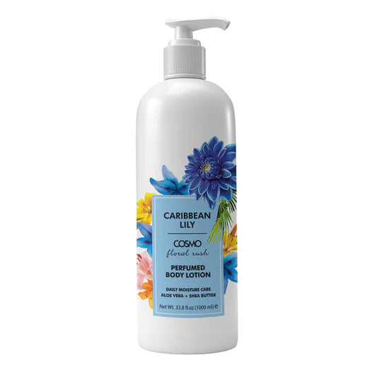 COSMO CARIBBEAN LILY PERFUMED BODY LOTION 1000ML