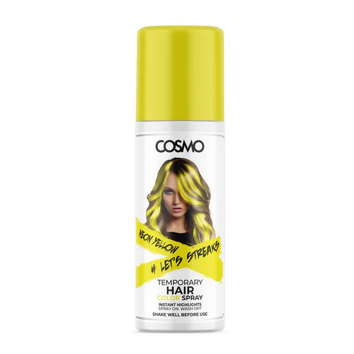 TEMPORARY HAIR COLOUR SPRAY - YELLOW - 100 ml