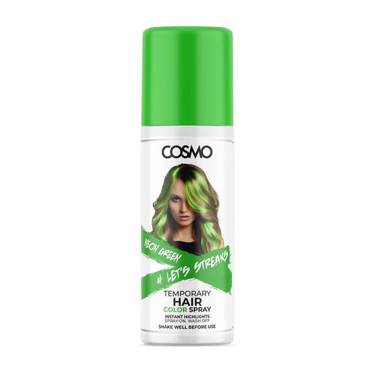TEMPORARY HAIR COLOUR SPRAY - GREEN - 100 ml
