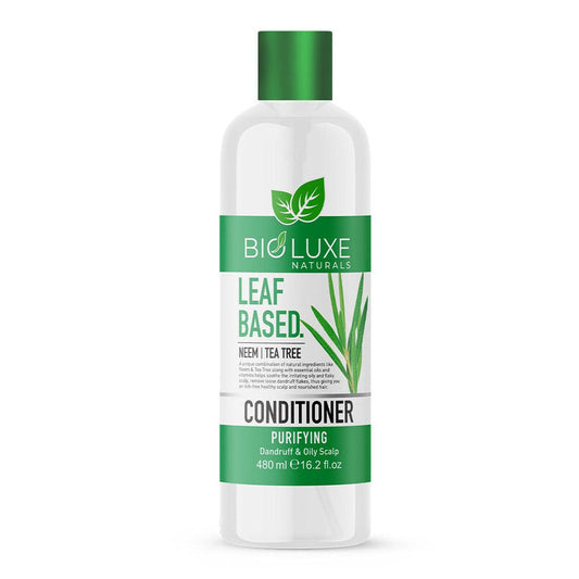 Bioluxe Naturals Leaf Based Hair Conditioner 480ml, Neem + Tea Tree, Purifying , Hair Care