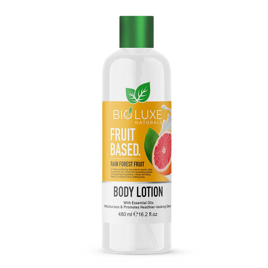 Bioluxe Naturals Fruit Based Body Lotion 480ml, Rain Forest Fruit, Moisturizes and Promotes Healthier looking Skin