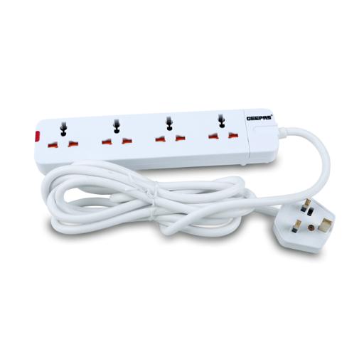 Geepas [GES58012] 4 WAY EXTENSION SOCKET