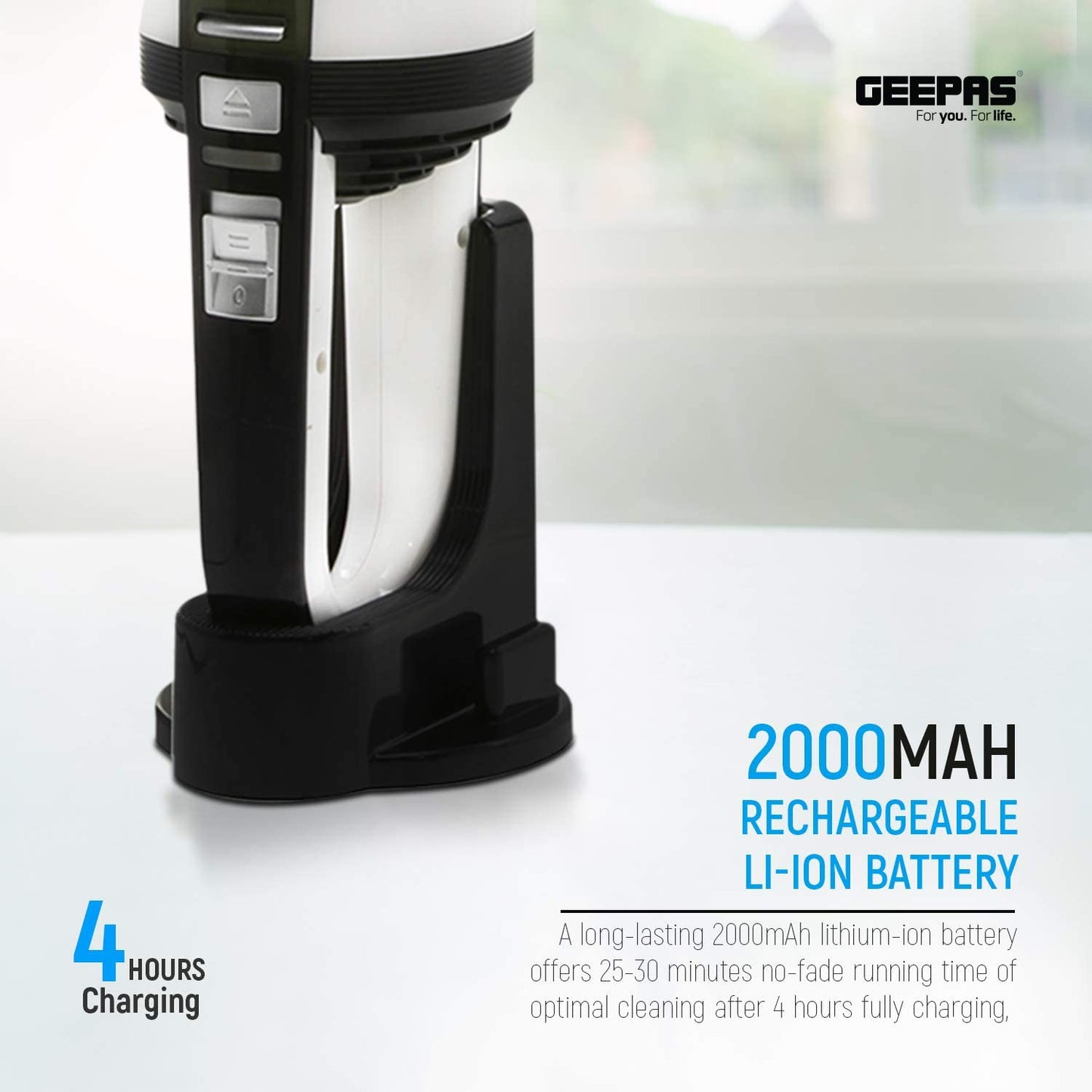 GEEPAS HANDHELD VACUUM CLEANER