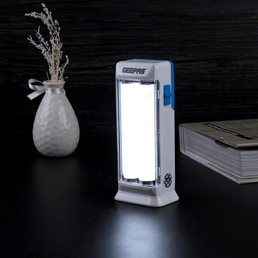 Rechargeable Emergency Lantern, 4hr Duration, GE53013 | 18 Pcs SMD LED | 1200mAh Rechargeable Battery | Ideal for Trekking, Hiking & More