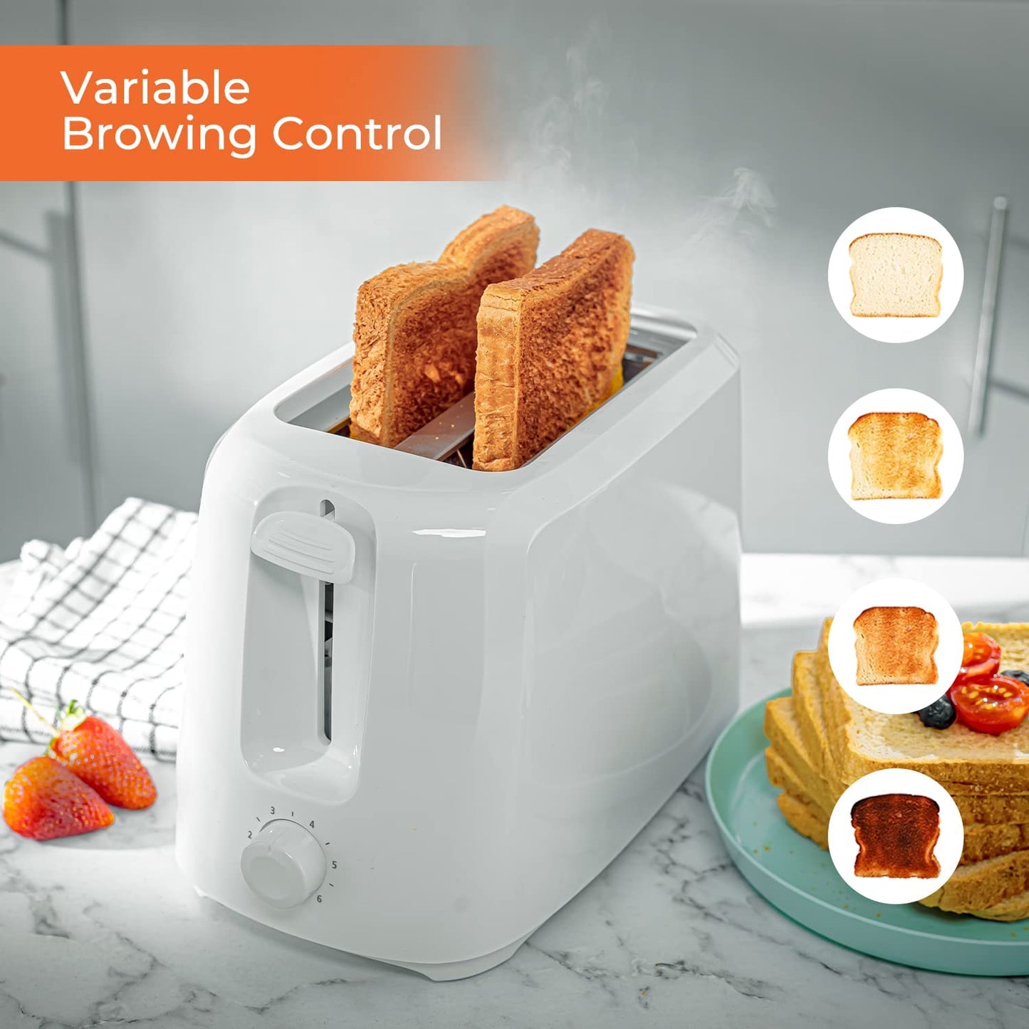 GEEPAS 2 SLICE BREAD TOASTER