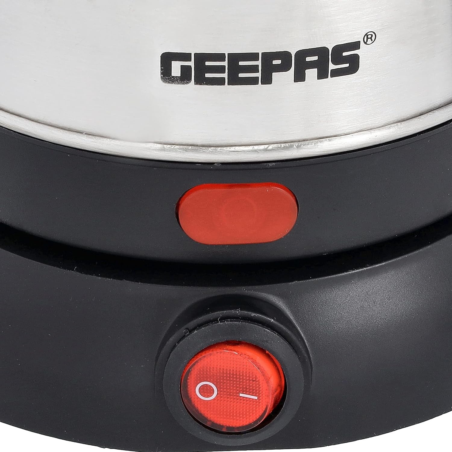 Geepas Electric Turkish Coffee Maker, Stainless Steel, GK38050 | 0.8L Capacity | 360-Degree Rotation | Non-Automatic Cut Off | Coffee Kettle for Home Office | Food Grade and Safe to Drink