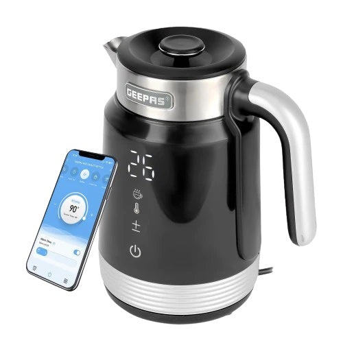 1.7L Smart Stainless-Steel Digital Kettle Alexa Google Voice 2200W