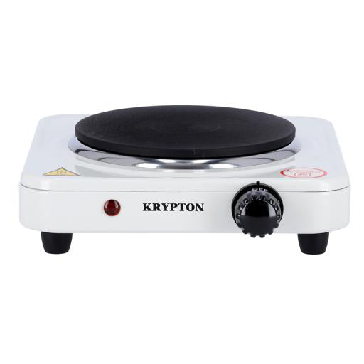 Krypton 1000W Single Burner Hot Plate For Flexible Precise Table Top Cooking - Cast Iron Heating