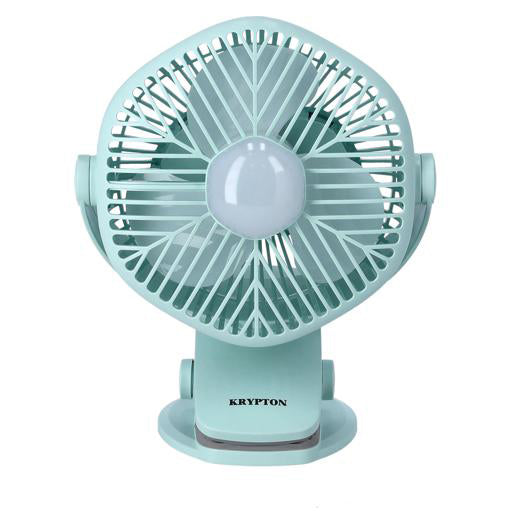 KRYPTON RECHARGEABLE FAN W/ LIGHT