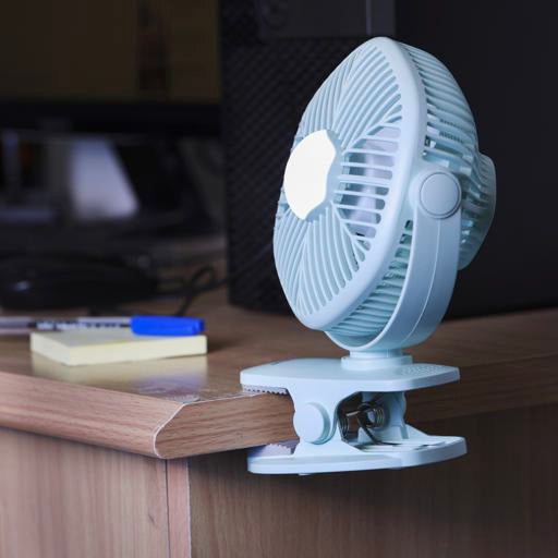 KRYPTON RECHARGEABLE FAN W/ LIGHT