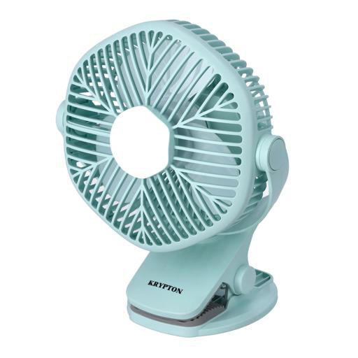 KRYPTON RECHARGEABLE FAN W/ LIGHT