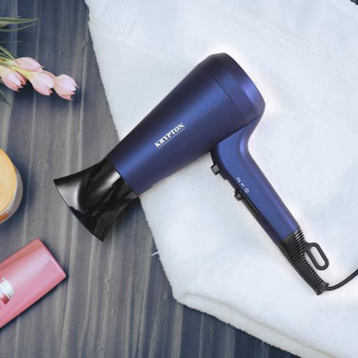 Portable 2 In 1 Hair Dryer & Hair Straightener KNHF5408 Krypton