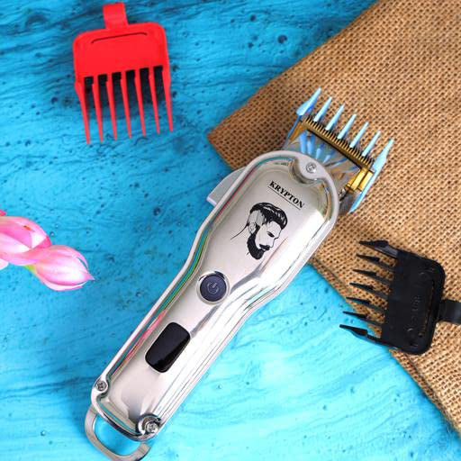 Krypton | KNTR5419 Professional Hair/Bread Trimmer, SS Blade | 10 Separate Comb Attachments | 240 Minutes Working Time