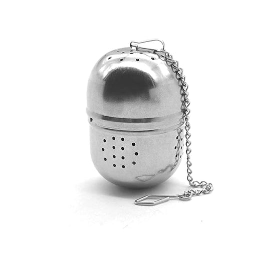 TEA STRAINER W/ CHAIN