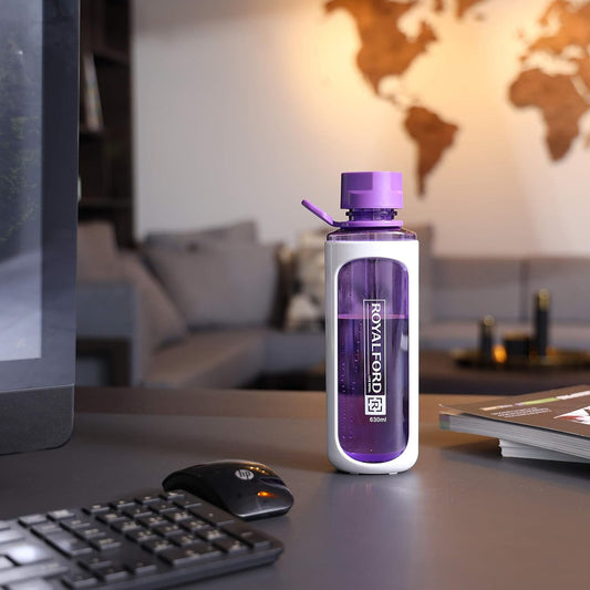 Royalford 630Ml Water Bottle Purple