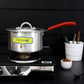 ALUMI SAUCE PAN W/LID 18CM