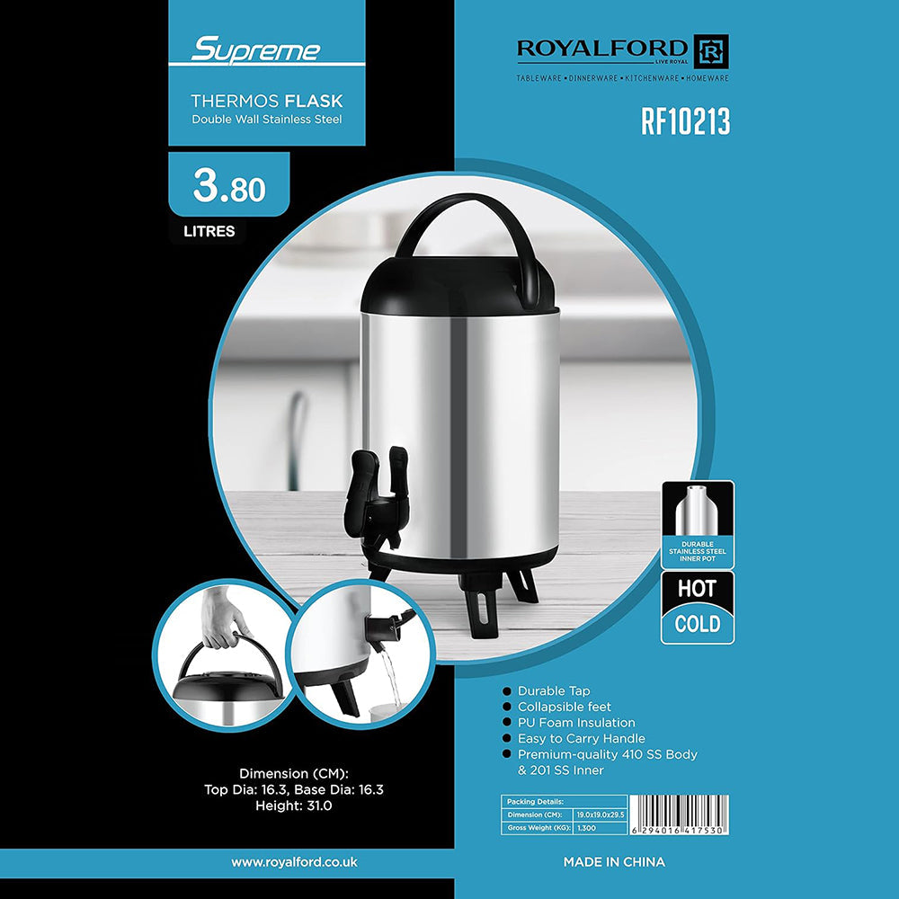 ROYALFORD THERMOS FLASK 3.8LTR