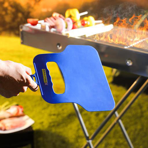 BBQ Blower, Hand Fan Premium Quality Plastic, RF10388 | Compact & Durable Design | Flame Blower for Outdoor Cooking While Camping &Outings | Assorted Colours