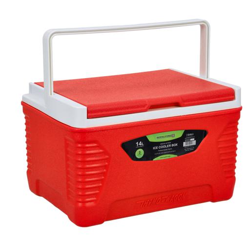 Royalford RF10478 Insulated Ice Cooler Box 14L Red