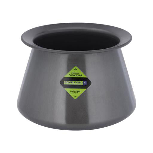 Hard Anodised Curry Pot, Strong, Durable Design, RF10752 | Stain-Resistant | Even Heat Distribution | Ideal for Cooking, Serving Food, & Decorating Flowers