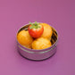 STAINLESS STEEL PURI DABBA 10CM