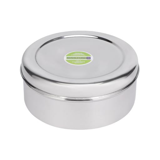 STAINLESS STEEL PURI DABBA 14CM
