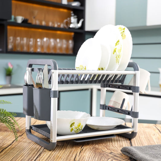 ROYALFORD ALUMI DISH RACK 2LAYER