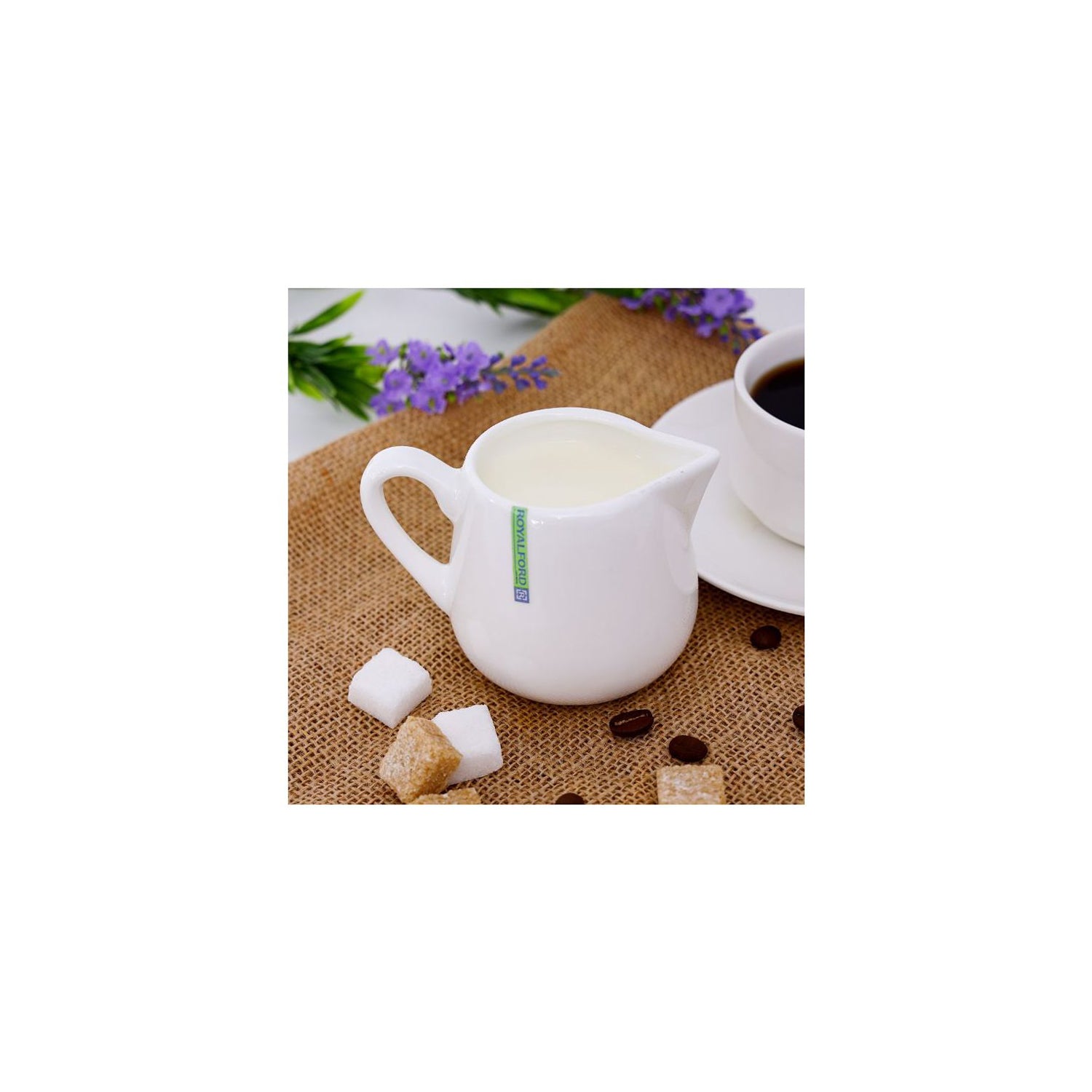 Royalford RF8003 Porcelain Magnesia Milk Pot, 120 ml